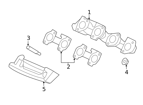 Exhaust Manifold for 2010 Ford F-150 #0