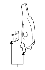 12455097 - Body: Lock Pillar Reinforced for GM Image