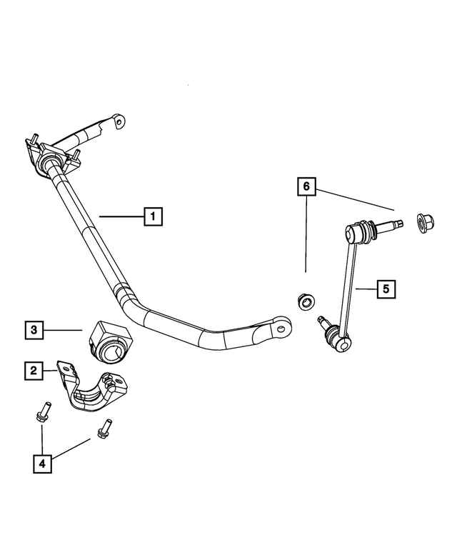 V4782952AD - Front Suspension: Stabilizer Bar Link for Mopar Image image