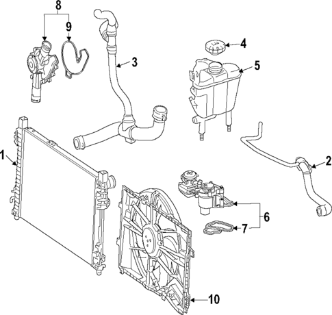 Water Pump for 2011 Mercedes-Benz SL 65 AMG&reg; #0