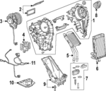 87830120 - HVAC: AC &amp; Heater Case for Buick: Enclave | Chevrolet: Traverse | GMC: Acadia Image