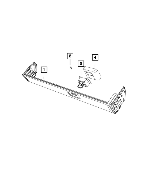 6NF73ZDMAB - : Handle Cover for Mopar Image