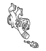 11657934386 - Engine: Turbocharger for BMW: 540i, 540i xDrive, 740i, 740i xDrive, 745e xDrive, 840i, 840i Gran Coupe, 840i xDrive, 840i xDrive Gran Coupe, M240i xDrive, X5, X6, X7 Image