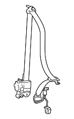 7322012B71B2 - : Lap &amp; Shoulder Belt for Toyota Image