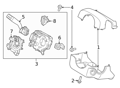 Switches, Solenoids & Actuators for 2023 Lincoln Navigator #0