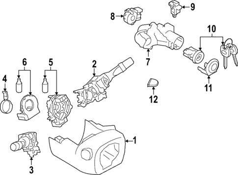 Ignition Lock for 2022 Subaru WRX #0