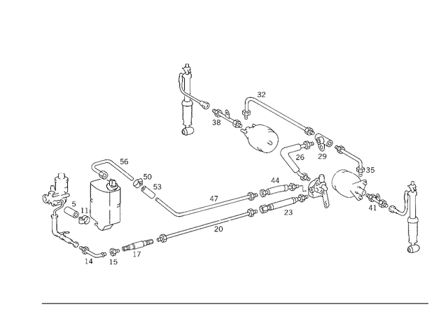 1409971682 - : Hose for Mercedes-Benz Image