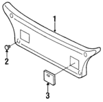 9090030R00 - : Lift Gate Trim for Nissan Image