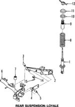 21015GA742 - Suspension: Suspension Control Arm for Subaru: Loyale Image
