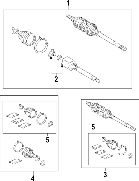 Axle Shafts & Joints for 2012 Toyota Highlander #0
