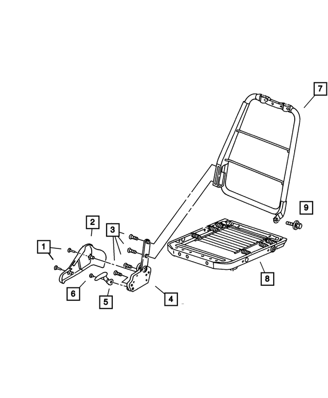 JF771L5 - Interior Trim: Seat Cushion Shield, Left for Mopar Image