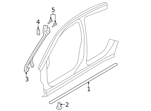 Exterior Trim - Roof for 2010 Chrysler Sebring #2