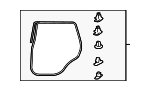 5755A024 - Body: Door Weather-strip for Mitsubishi: Outlander Image