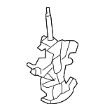 4F1713195 - Body: Shift Lever for Audi Image