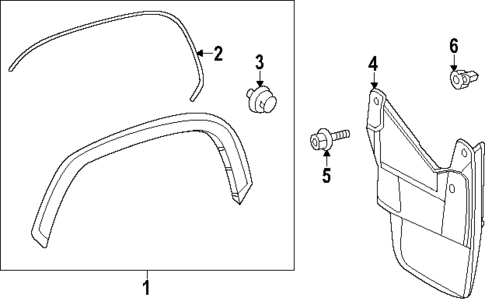 Exterior Trim - Fender for 2024 Toyota Tundra #0