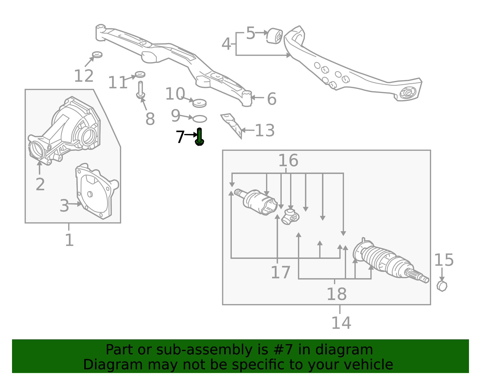 Mu001081 2006 Mitsubishi Lancer Support Bracket Bolt MU140081 | Mitsubishi Parts ...