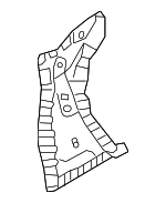 LR038652 - Body: Front Panel for Land Rover: Discovery Sport, LR2, Range Rover Evoque Image