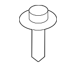 B25D56398 - Fuel System: Tank Shield Rivet for Mazda: 3, 6, CX-3, CX-7, CX-9, MPV, MX-5 Miata Image