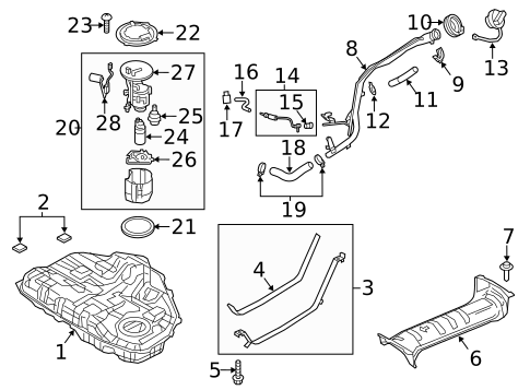 Fuel Storage for 2016 Mazda 6 #0