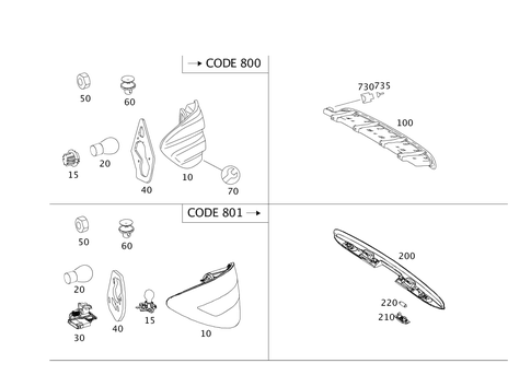Rear Illumination for 2006 Mercedes-Benz R350 #0
