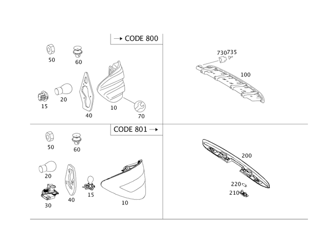 140826018264 - Electrical System: Socket for Mercedes-Benz: 300SD, 400SE, 400SEL, 500SEL, 600SEL, CL500, CL55 AMG, E420, E430, GL320, GL550, ML320, ML350, ML450, ML500, ML550, ML63 AMG, R320, R350, R500, S420, S430, S55 AMG, SLK230, SLK320 Image image