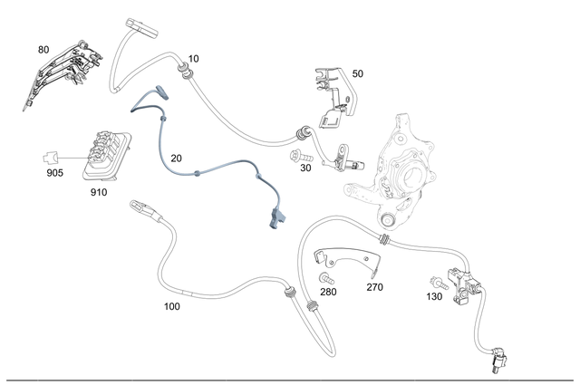 212540170564 - Electrical Equipment and Instruments: Wiring Harness for Mercedes-Benz: CLS400, CLS550, CLS63 AMG, CLS63 AMG S, E250, E350, E400, E550, E63 AMG, E63 AMG S Image image