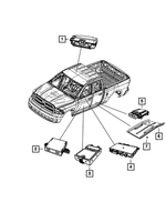 5026629AL - Electrical: Heated Seat Module for Chrysler: Town &amp; Country | Dodge: Grand Caravan | Ram: 1500, 2500, 3500, C/V Image