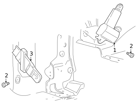 Seat Belt for 2003 Mazda B3000 #5