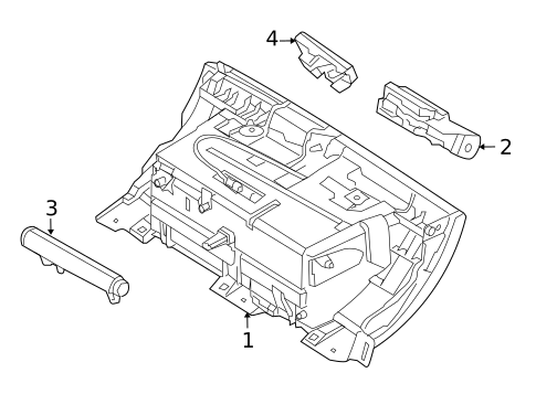 Glove Box for 2017 Jaguar XJR #0