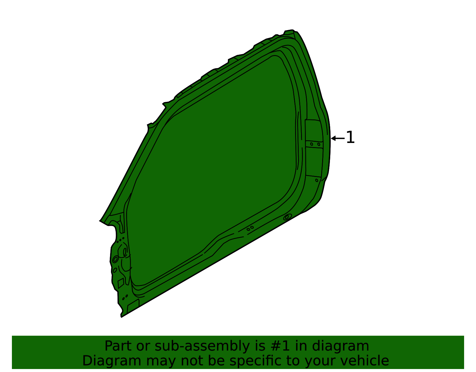 Genuine OEM Ford Part - Aperture Panel ML3Z-18211A11-A | Genuine OEM ...