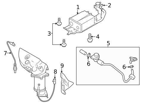 Emission Components for 2013 Mazda CX-9 #0
