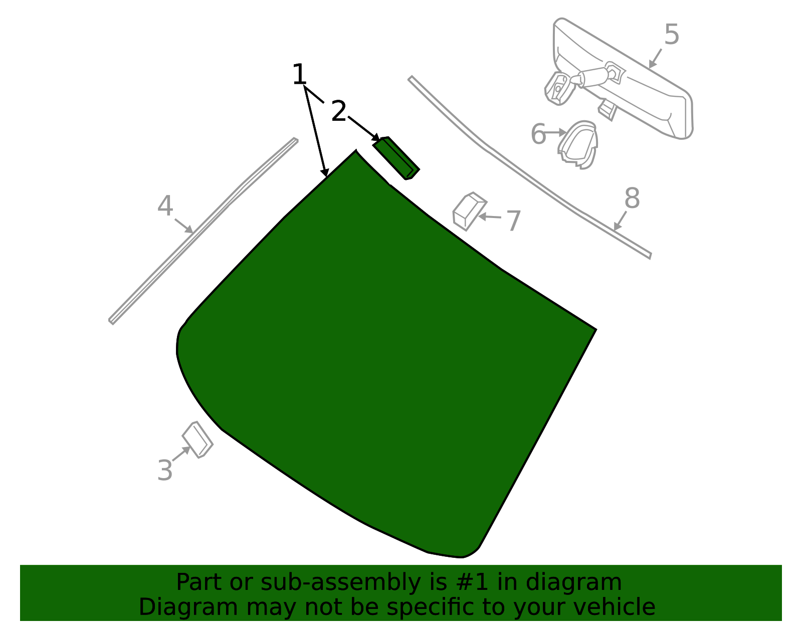2007-2012 Nissan Altima Windshield 72700-JA000 | OEM Parts Online