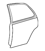 67004AA020 - Body: Door Shell for Toyota: Camry Image