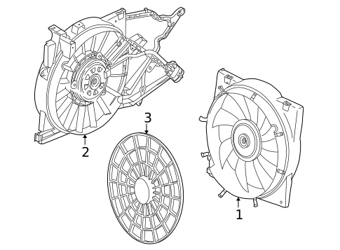 Cooling Fan for 2000 Saturn LS #0