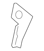 98650186300GRV - Body: End Plate Reinforcement for Porsche: Cayman Image