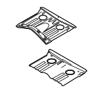 98650147100GRV - Body: Rear Floor Pan for Porsche: Boxster, Cayman Image