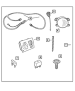 4805857AA - Mopar Accessories - Component Parts: Fog Lamp for Mopar Image