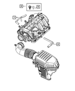 4591961AF - Engine: Pcv Valve To Intake Manifold Hose for Mopar Image