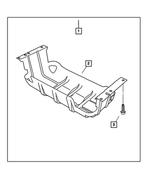 52100332AC - Mopar Accessories - Component Parts: Skid Plate for Jeep: Liberty Image