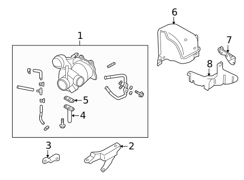 Turbo Charger for 2008 Subaru Impreza #0