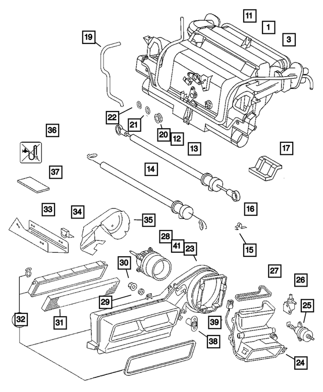 5103766AA - : Blower Motor Resistor for Mopar Image