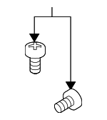 998680512B - Electrical: Repair Bracket Screw for Mazda: 5 Image