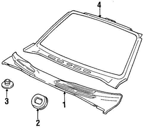 Cowl for 1995 Jaguar XJ12 #0