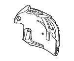 2966801006 - Body: Rear Fender Liner for Mercedes-Benz Image