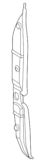 2968890000 - Body: Rear Cover for Mercedes-Benz Image