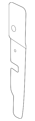 2968858000 - Body: Rear Insulator for Mercedes-Benz Image