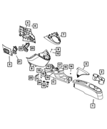 1RY40JD7AD - Interior Trim: Floor Console for Mopar Image