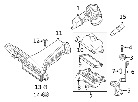 Air Intake for 2007 Nissan Altima #2