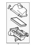16500JA11A - : Air Cleaner Assembly for Nissan Image