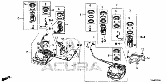 Fuel Tank (KA/KC) for 2019 Acura NSX #0